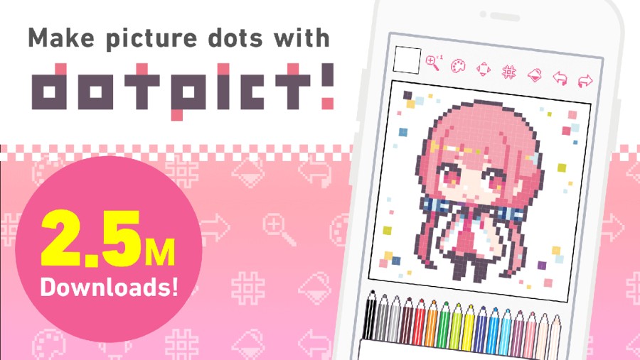 ứng dụng dotpict app vẽ tranh pixel art