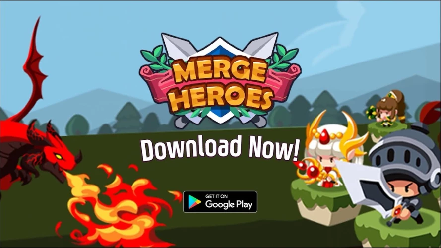 Tải game Heroes of Merge Apk cho Android - Download game gộp tướng