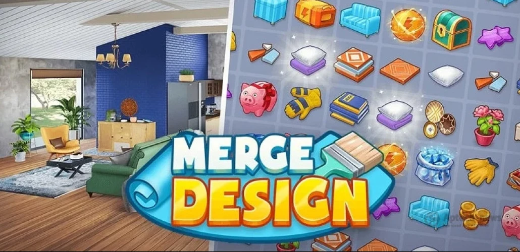 Tải game Merge Design MOD APK (Vô hạn tiền)