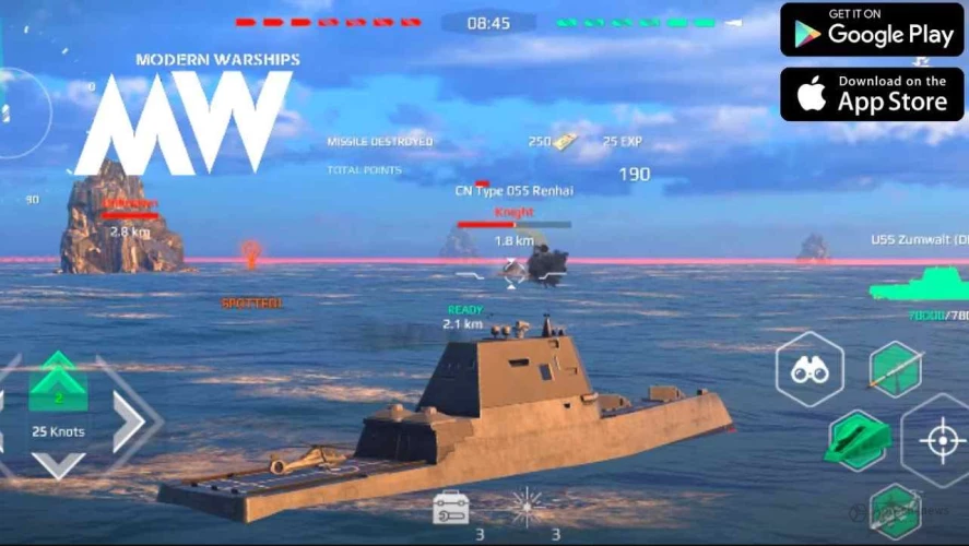 Tải game Modern Warships Mod Apk (Bất Tử, Vô Hạn Đạn) cho Android
