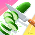 Logo tải  Perfect Slices Mod Apk (Vô Hạn Tiền) download app game android