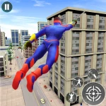 Logo tải  Spider Rope Hero: City Battle MOD ( Vô hạn tiền ) download app game android