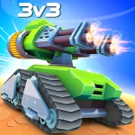 Logo tải  Tanks a Lot - 3v3 Battle Arena MOD ( Vô hạn tiền ) download app game android
