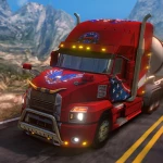 Logo tải  Truck Simulator USA MOD (Vô Hạn Tiền/Gold) download app game android